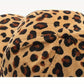Leopard Print Corduroy Baseball Cap
