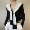 Women’s Classic Waistcoat with Matching Scarf