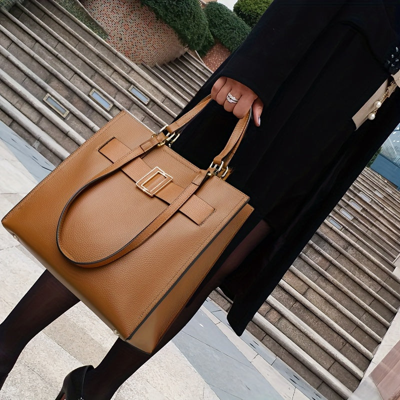 Genuine Leather Luxury Tote Bag