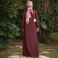 Arabic Long Sleeve Loose Temperament Dress