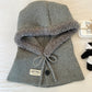 Ice Man Design Fashionable Snow Hat Balaclava Knitted Drawstring