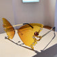 Y2K Rhinestone Butterfly Sunglasses