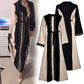 Women’s Lace Patchwork Long Sleeve Abaya