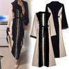 Women’s Lace Patchwork Long Sleeve Abaya
