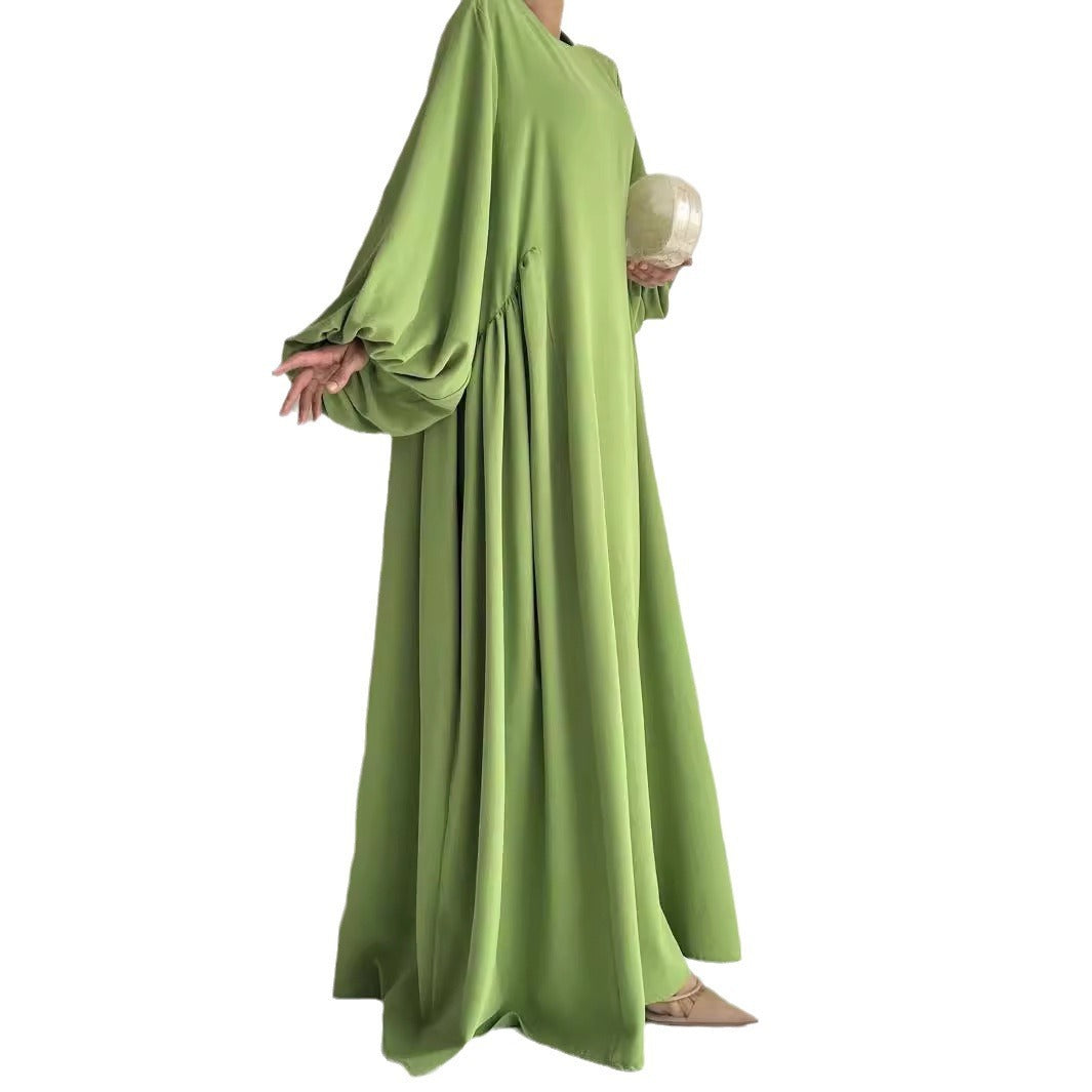 Middle East Women's Wear Plain Clothing Robe