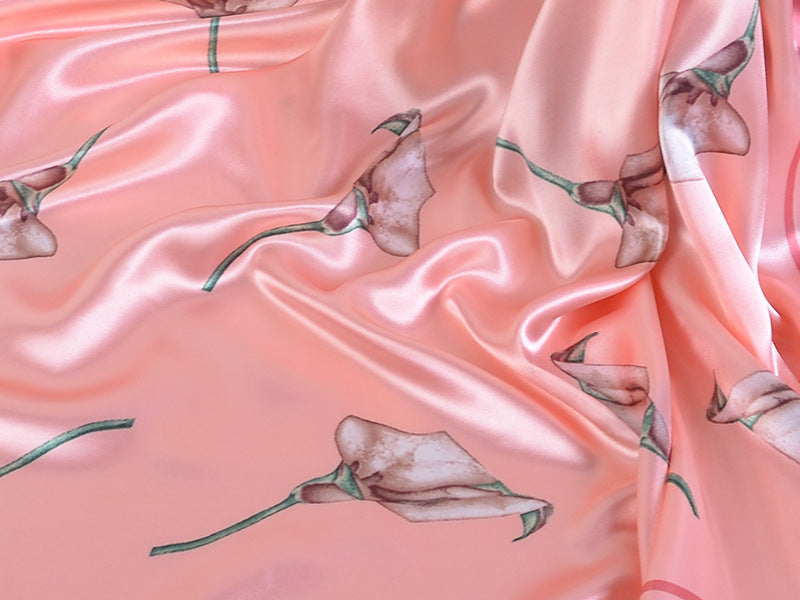 Fashion Plant Flower Simulation Silk Scarf Headscarf