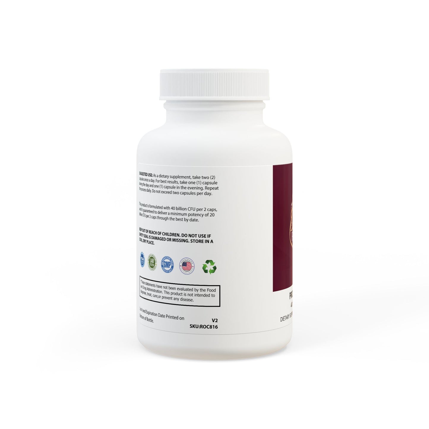 Probiotics Supplement (60 Capsules)