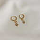 Gold Plated Love Earrings