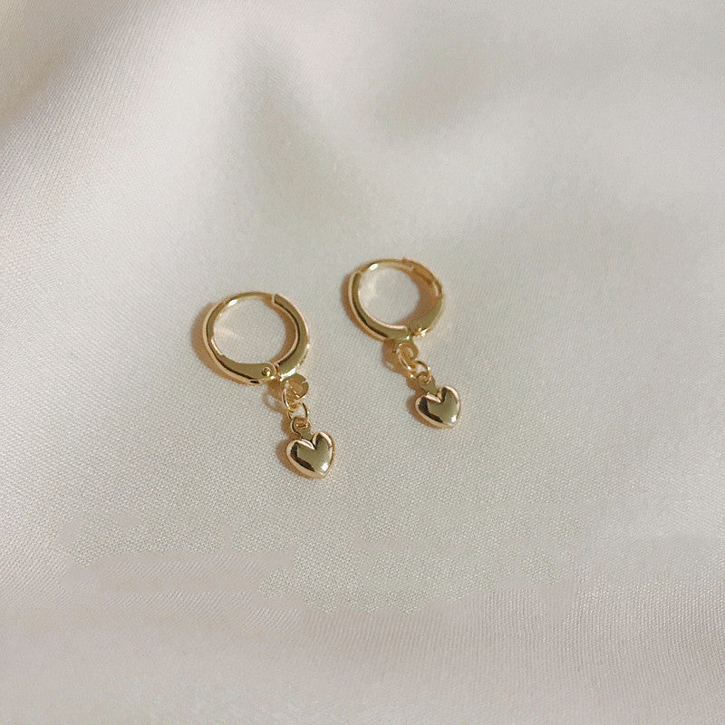 Gold Plated Love Earrings