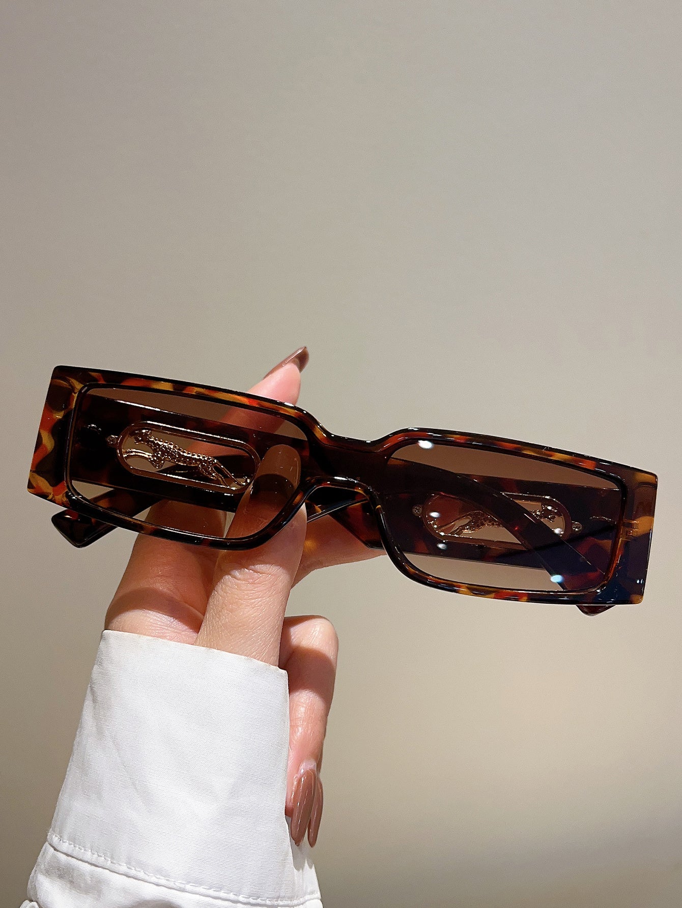 Cheetah Print Gradient Glasses