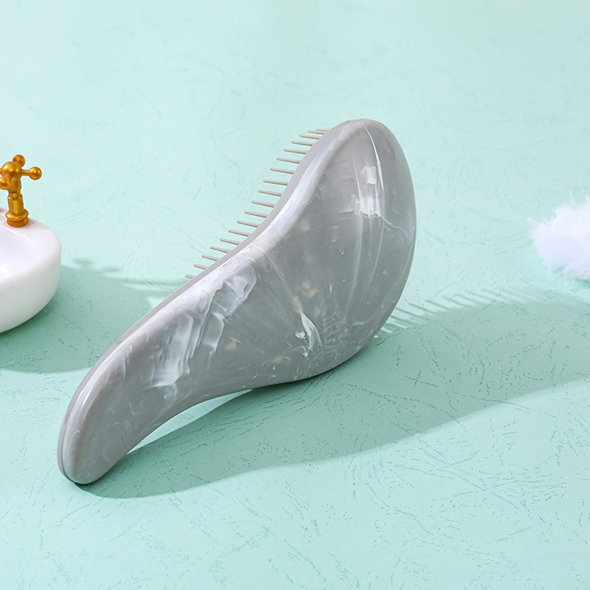 Marbled Anti-Static Hair Comb