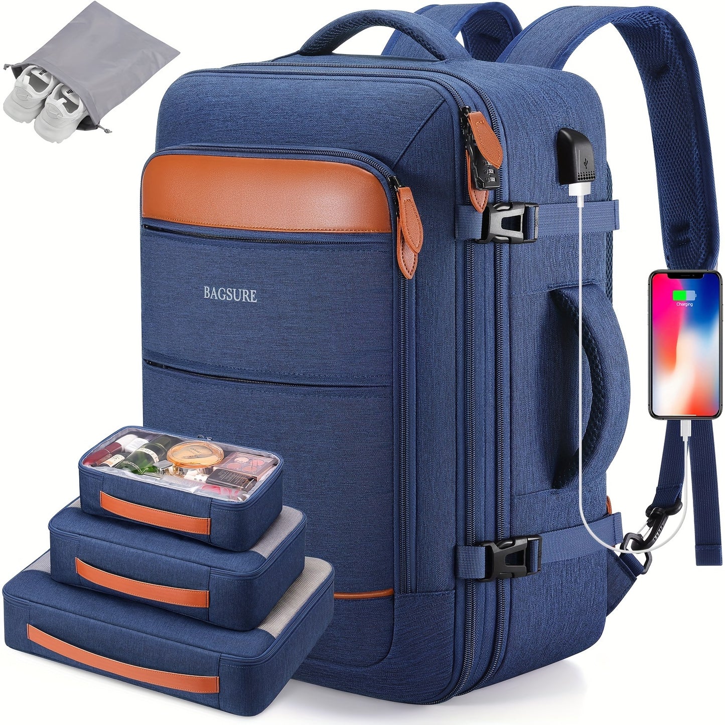 Bagsure 42L Travel Backpack