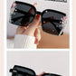 Rhinestone Square Gradient Sunglasses