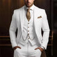 Men's High-grade Gentleman Temperament Slim Suit Three-piece Suit