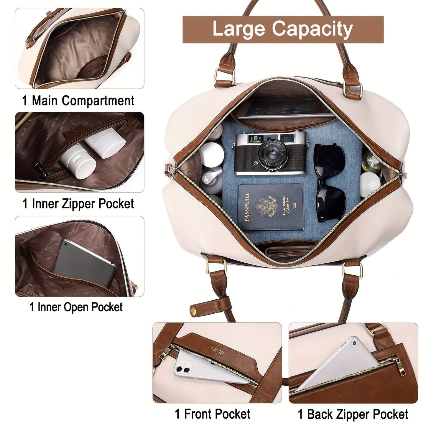 Oversized Weekender Duffle Bag