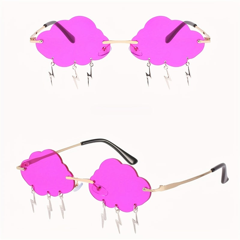 Men’s Cloud & Flash Gradient Sunglasses