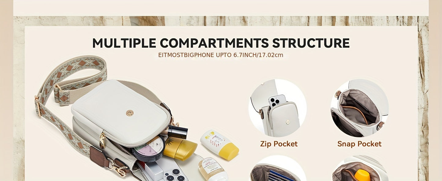 Cell Phone Crossbody Bag with Card Slots