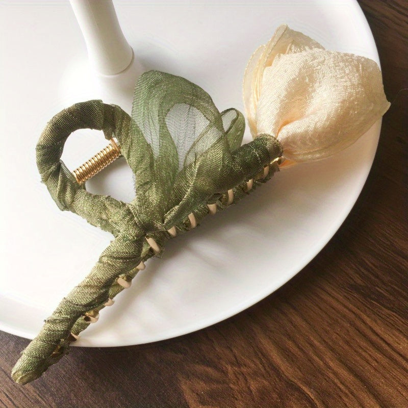 Tulip Flower Hair Claw Clip
