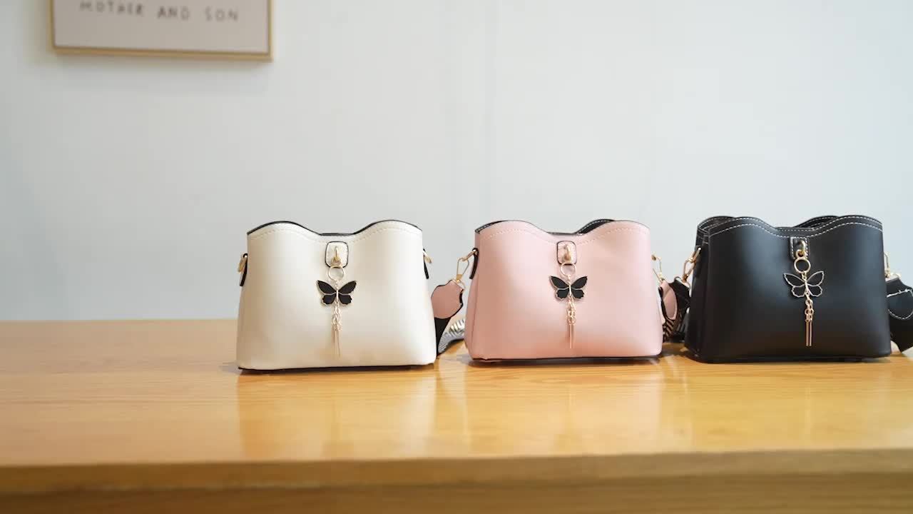 Butterfly Bucket Crossbody Bag