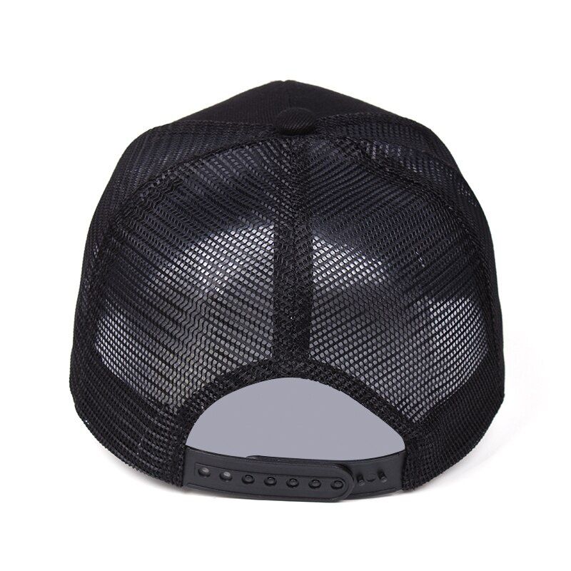 Embroidered Mesh Trucker Hat