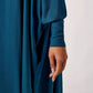 Women’s Traditional Solid Color Long Sleeve Loose Abaya Robe