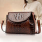 Crocodile Pattern Crossbody Bag