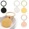 Stainless Steel Round Tag Pendant