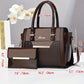 2-Piece Crocodile Pattern Tote Bag Set