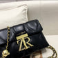 Black PU Leather Crossbody Bag