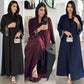 Women’s Modest Open Abaya Cardigan Robe