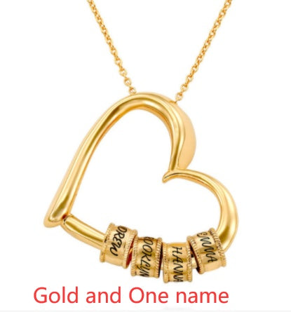 Custom Heart Name Necklace