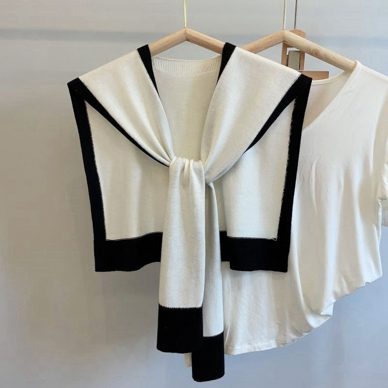 Women’s Classic Waistcoat with Matching Scarf