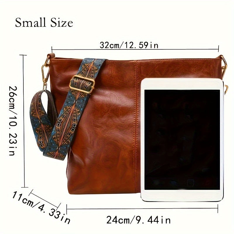 Large-Capacity Messenger Tote Bag