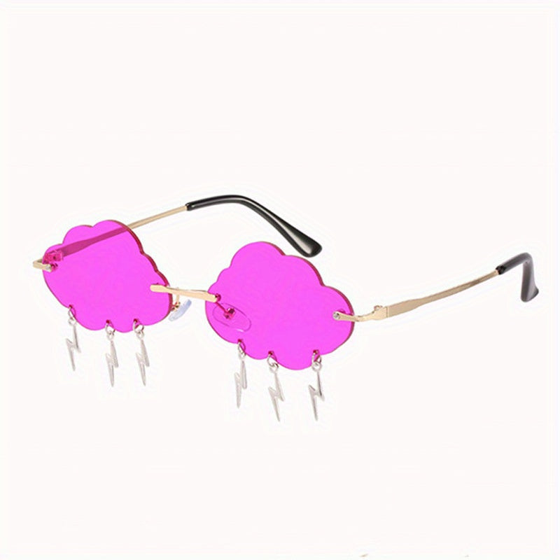 Men’s Cloud & Flash Gradient Sunglasses