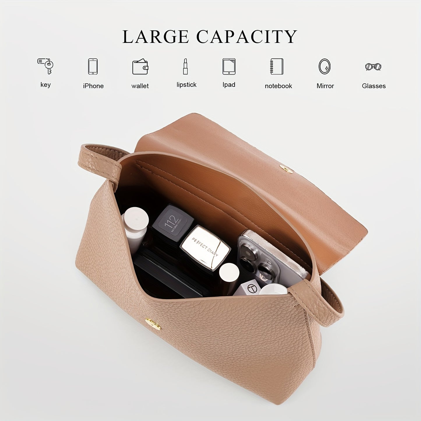 CAITINA CN5009 Vegan Leather Hobo Bag