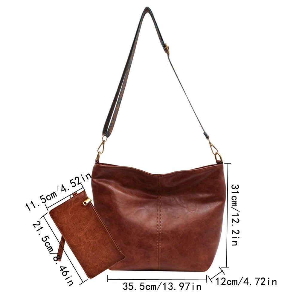 Large-Capacity Messenger Tote Bag