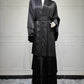 Muslim Fashion Solid Color Robe Abaya Outer Wear Cardigan