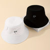 Reversible Heart Embroidered Bucket Hat