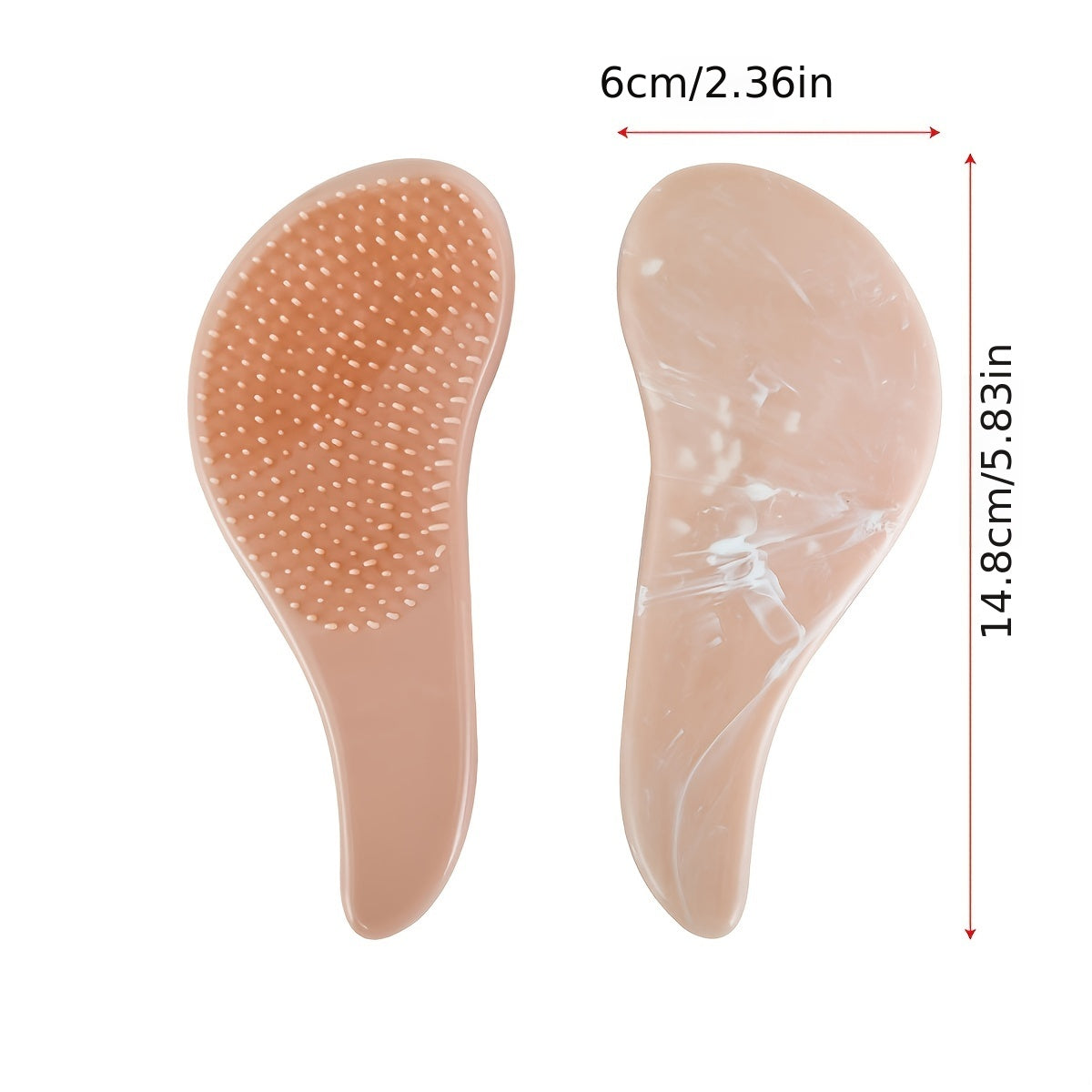 Marbled Anti-Static Hair Comb