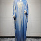 Muslim Fashion Bronzing Robe Abaya Outer Wear