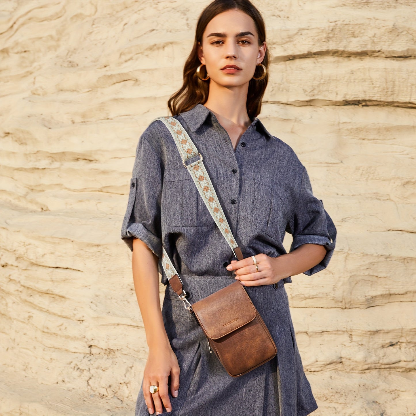 Cell Phone Crossbody Bag with Card Slots