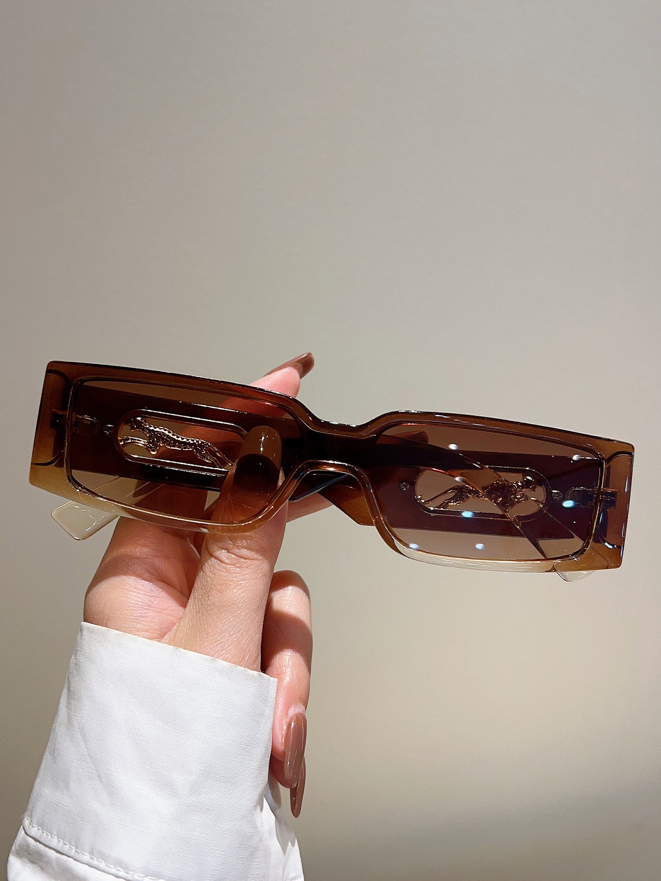 Cheetah Print Gradient Glasses