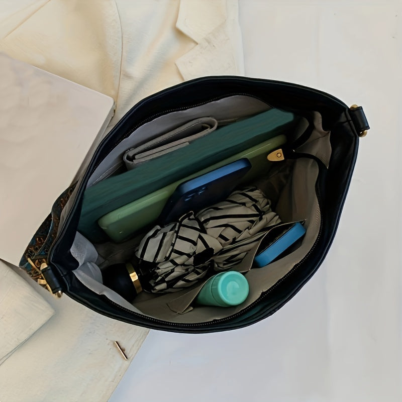 Large-Capacity Messenger Tote Bag