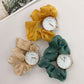 Sparkling Satin Strap Quartz Watch