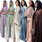 Muslim Fashion Bronzing Robe Abaya Outer Wear