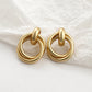 Fashion gold plated shell acrylic Earrings