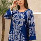 Elegant Floral Print Long Sleeve Abaya Dress