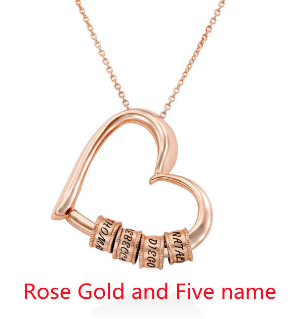 Custom Heart Name Necklace