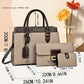 3-Piece Fashion Tote Bag Set