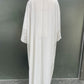 white Elegant Cardigan Robe